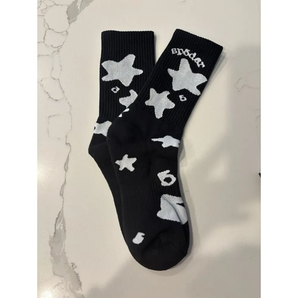 New Sp5der Beluga Sock Black Size 6-9